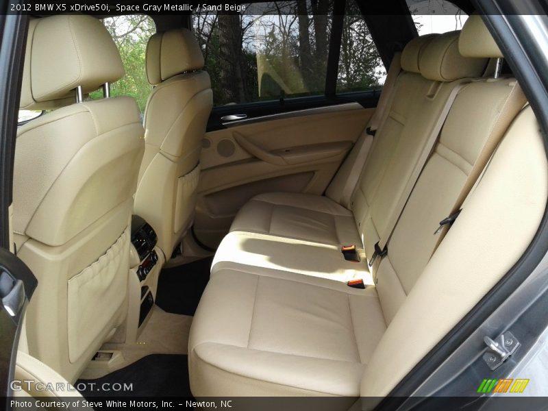 Space Gray Metallic / Sand Beige 2012 BMW X5 xDrive50i