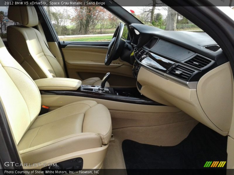 Space Gray Metallic / Sand Beige 2012 BMW X5 xDrive50i