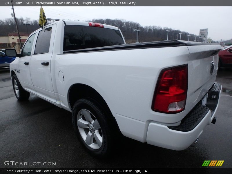 Bright White / Black/Diesel Gray 2016 Ram 1500 Tradesman Crew Cab 4x4