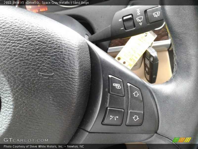 Space Gray Metallic / Sand Beige 2012 BMW X5 xDrive50i
