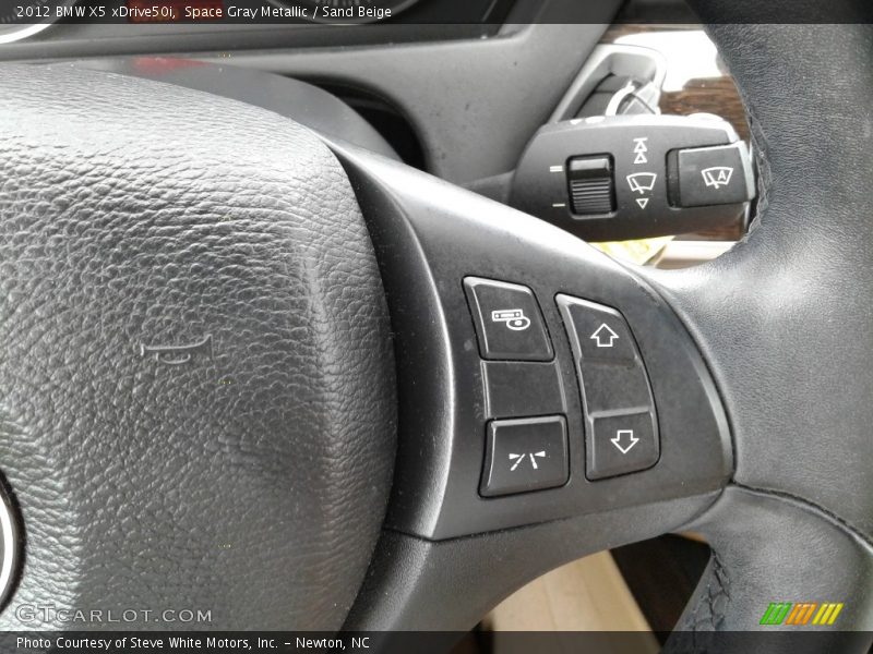 Space Gray Metallic / Sand Beige 2012 BMW X5 xDrive50i