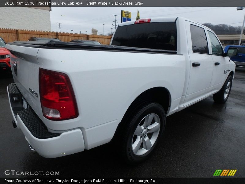 Bright White / Black/Diesel Gray 2016 Ram 1500 Tradesman Crew Cab 4x4