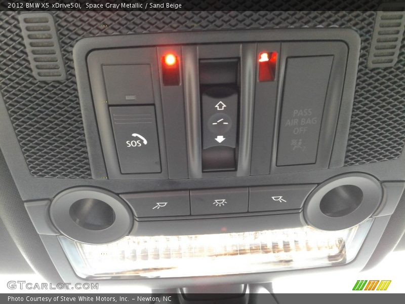 Space Gray Metallic / Sand Beige 2012 BMW X5 xDrive50i