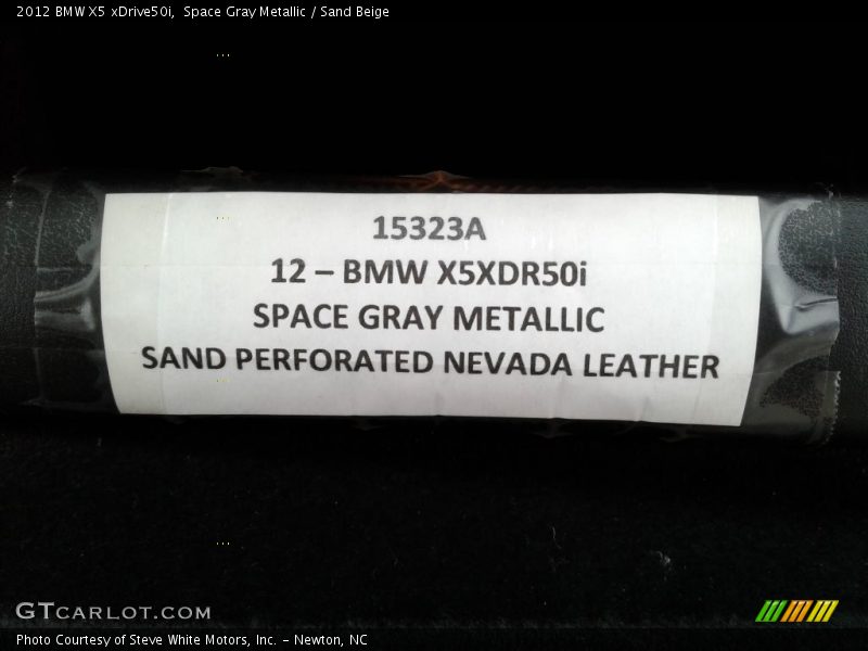 Space Gray Metallic / Sand Beige 2012 BMW X5 xDrive50i