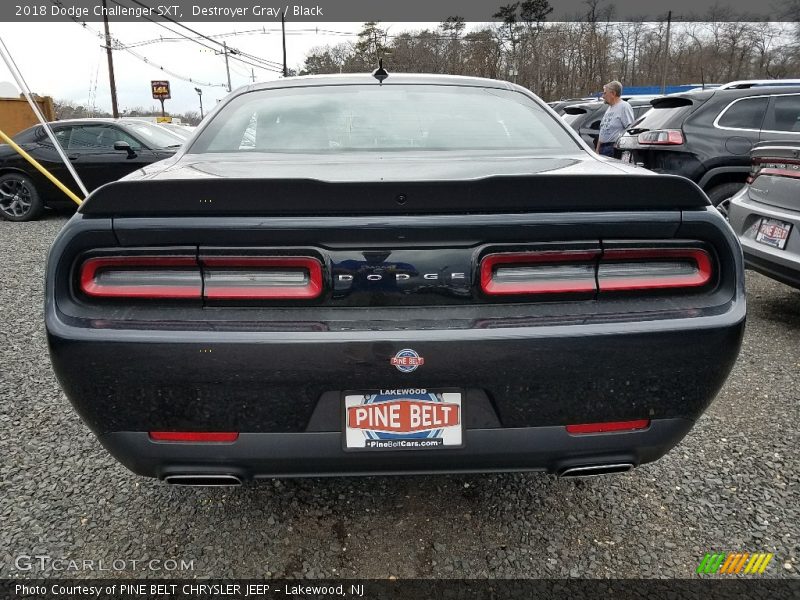 Destroyer Gray / Black 2018 Dodge Challenger SXT