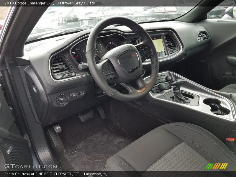 Destroyer Gray / Black 2018 Dodge Challenger SXT