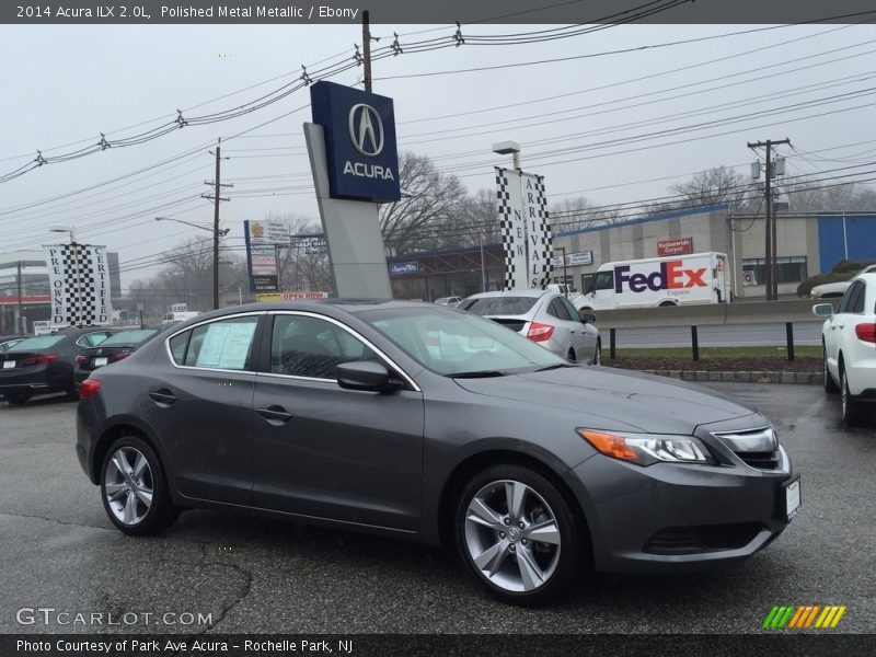 Polished Metal Metallic / Ebony 2014 Acura ILX 2.0L