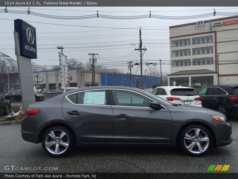 Polished Metal Metallic / Ebony 2014 Acura ILX 2.0L