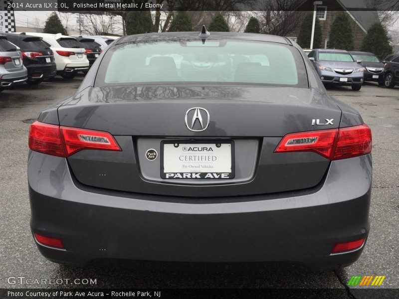 Polished Metal Metallic / Ebony 2014 Acura ILX 2.0L