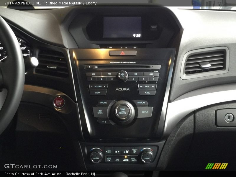 Polished Metal Metallic / Ebony 2014 Acura ILX 2.0L