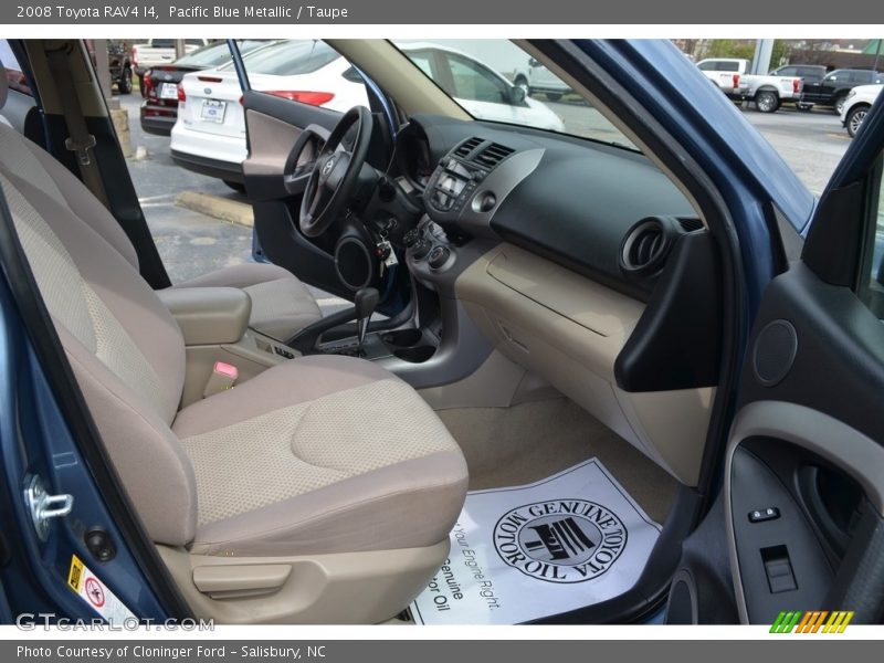 Pacific Blue Metallic / Taupe 2008 Toyota RAV4 I4
