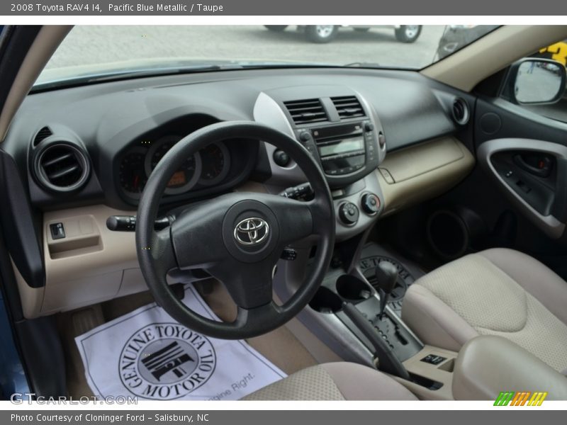 Pacific Blue Metallic / Taupe 2008 Toyota RAV4 I4