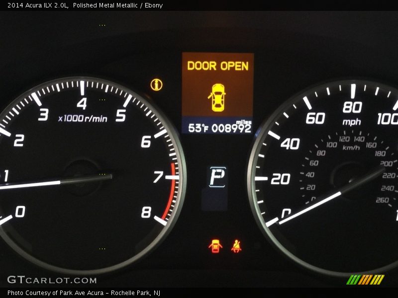 Polished Metal Metallic / Ebony 2014 Acura ILX 2.0L
