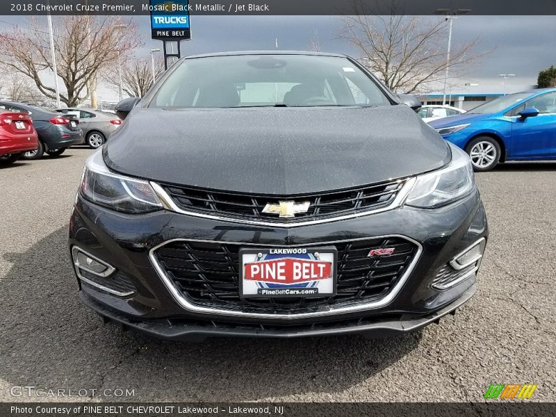 Mosaic Black Metallic / Jet Black 2018 Chevrolet Cruze Premier