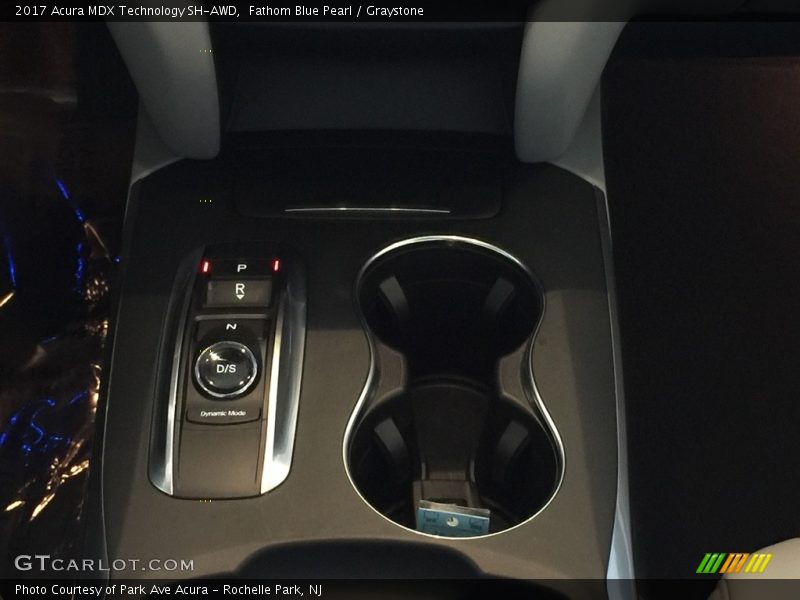 Fathom Blue Pearl / Graystone 2017 Acura MDX Technology SH-AWD