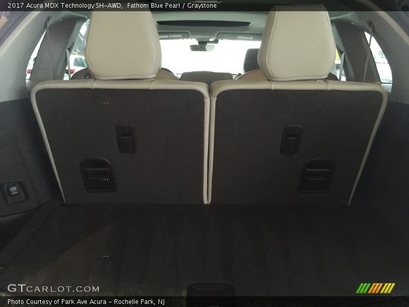 Fathom Blue Pearl / Graystone 2017 Acura MDX Technology SH-AWD
