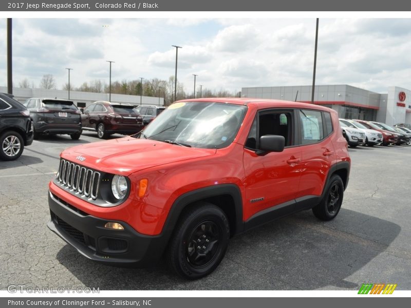 Colorado Red / Black 2017 Jeep Renegade Sport