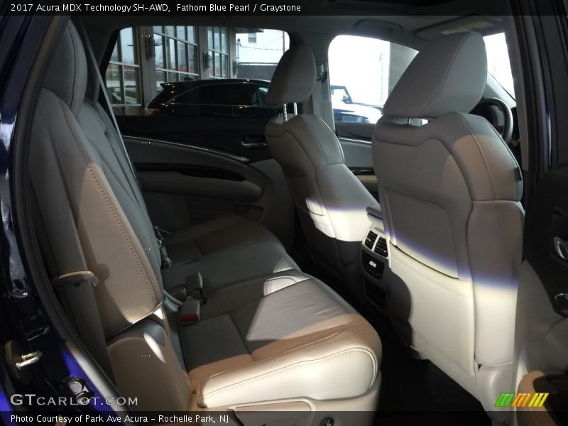 Fathom Blue Pearl / Graystone 2017 Acura MDX Technology SH-AWD