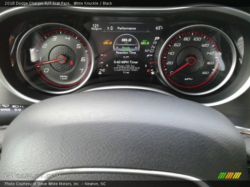 White Knuckle / Black 2018 Dodge Charger R/T Scat Pack