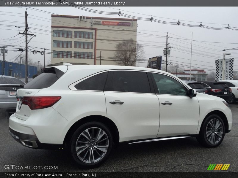White Diamond Pearl / Ebony 2017 Acura MDX Technology SH-AWD