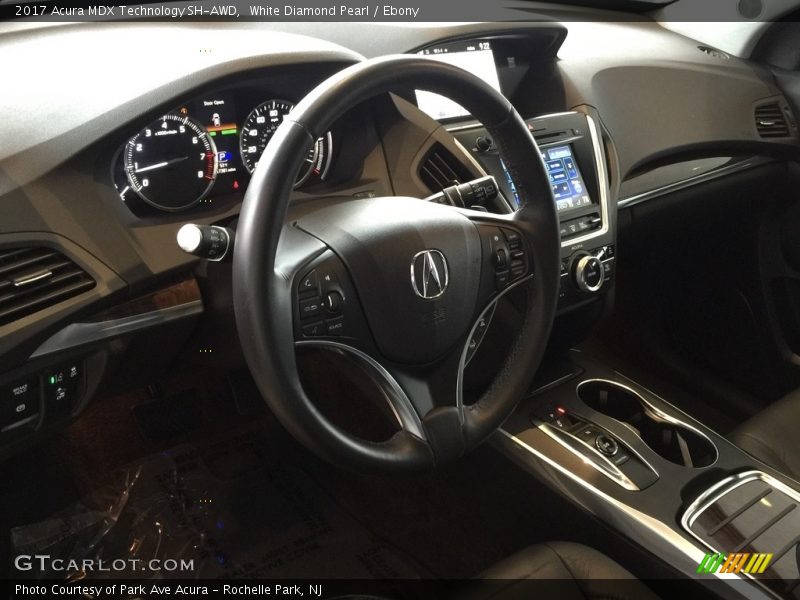 White Diamond Pearl / Ebony 2017 Acura MDX Technology SH-AWD