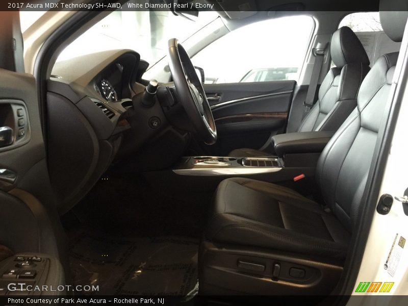 White Diamond Pearl / Ebony 2017 Acura MDX Technology SH-AWD