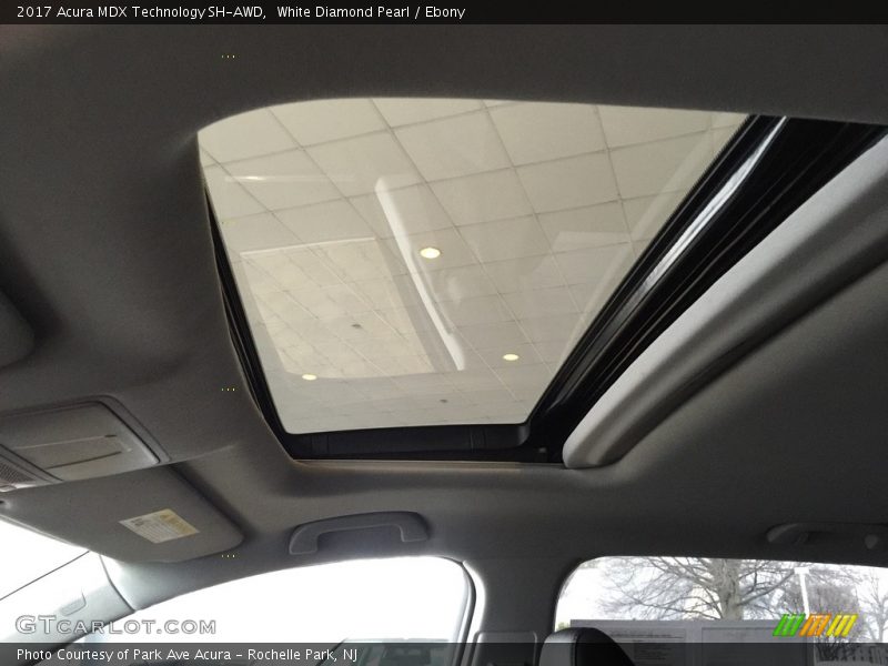 White Diamond Pearl / Ebony 2017 Acura MDX Technology SH-AWD