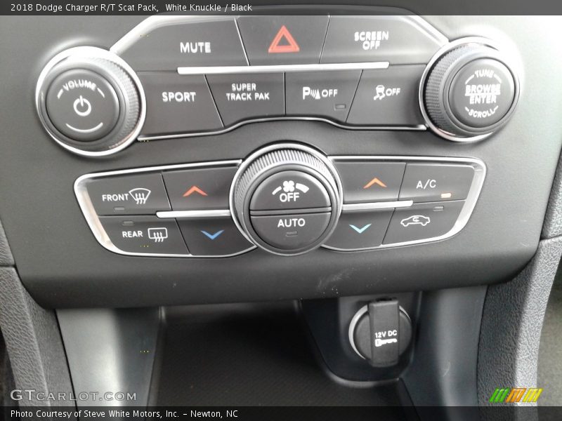 White Knuckle / Black 2018 Dodge Charger R/T Scat Pack