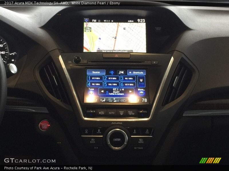 White Diamond Pearl / Ebony 2017 Acura MDX Technology SH-AWD