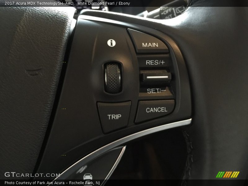 White Diamond Pearl / Ebony 2017 Acura MDX Technology SH-AWD