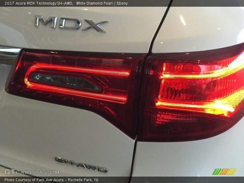 White Diamond Pearl / Ebony 2017 Acura MDX Technology SH-AWD