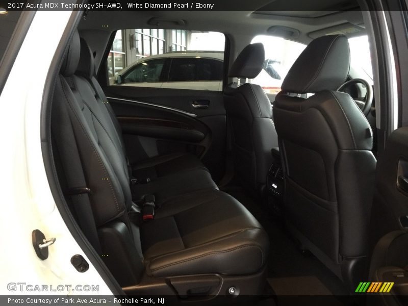 White Diamond Pearl / Ebony 2017 Acura MDX Technology SH-AWD