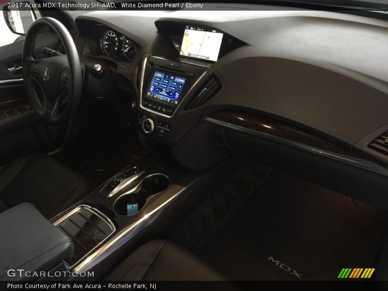 White Diamond Pearl / Ebony 2017 Acura MDX Technology SH-AWD