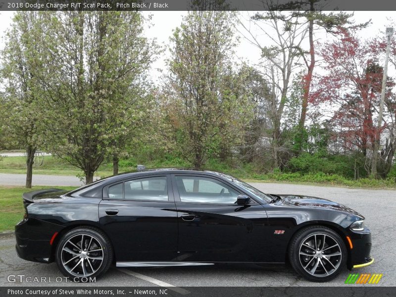 Pitch Black / Black 2018 Dodge Charger R/T Scat Pack