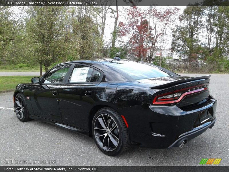 Pitch Black / Black 2018 Dodge Charger R/T Scat Pack