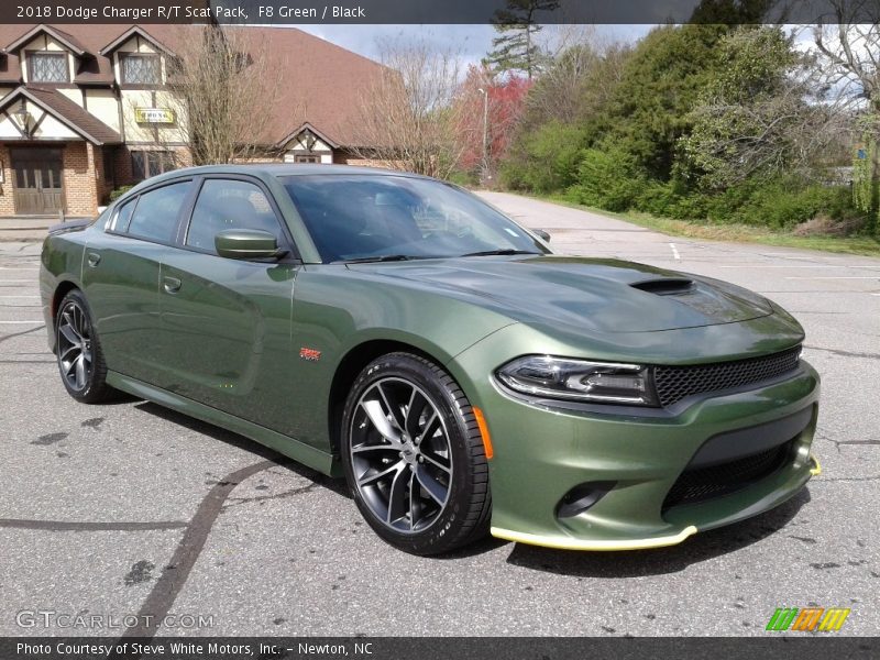 F8 Green / Black 2018 Dodge Charger R/T Scat Pack