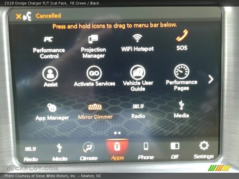 F8 Green / Black 2018 Dodge Charger R/T Scat Pack