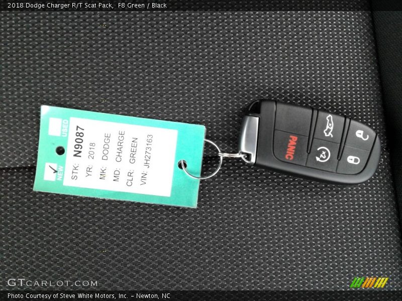 F8 Green / Black 2018 Dodge Charger R/T Scat Pack