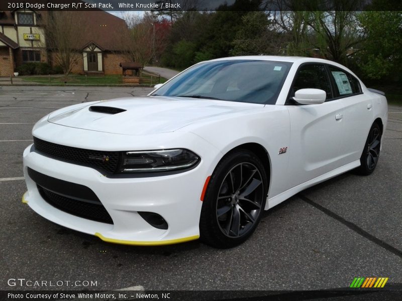 White Knuckle / Black 2018 Dodge Charger R/T Scat Pack
