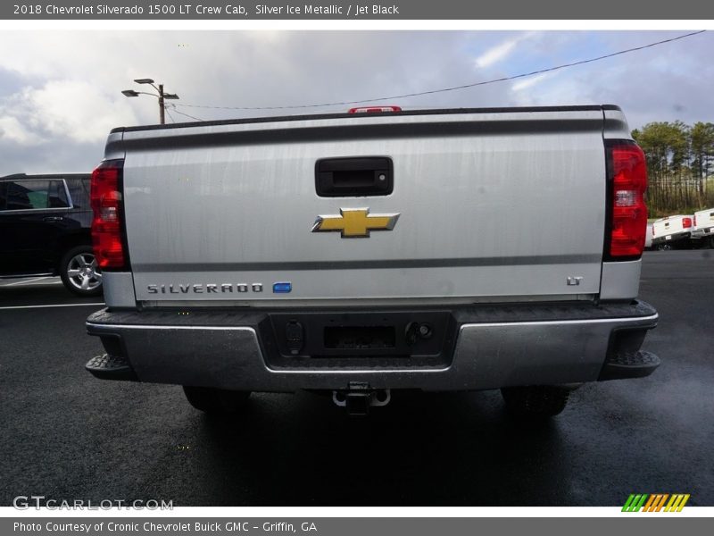 Silver Ice Metallic / Jet Black 2018 Chevrolet Silverado 1500 LT Crew Cab