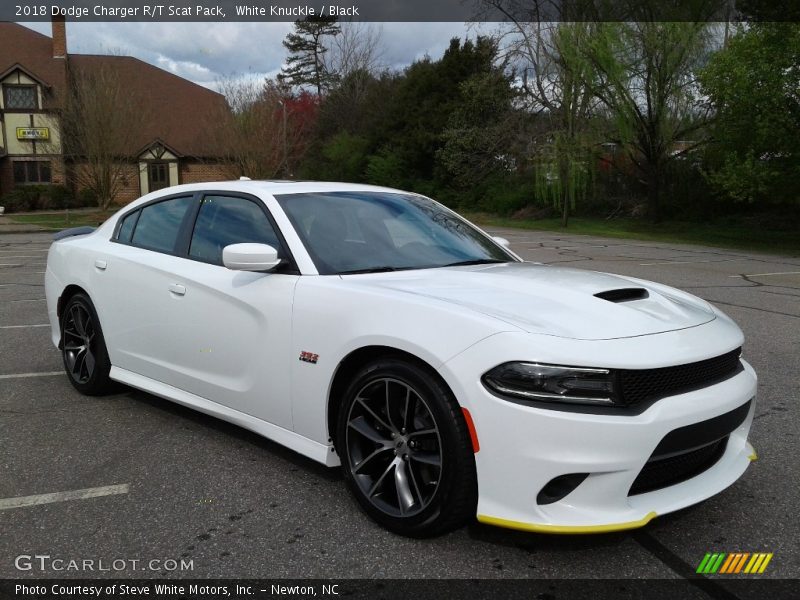 White Knuckle / Black 2018 Dodge Charger R/T Scat Pack