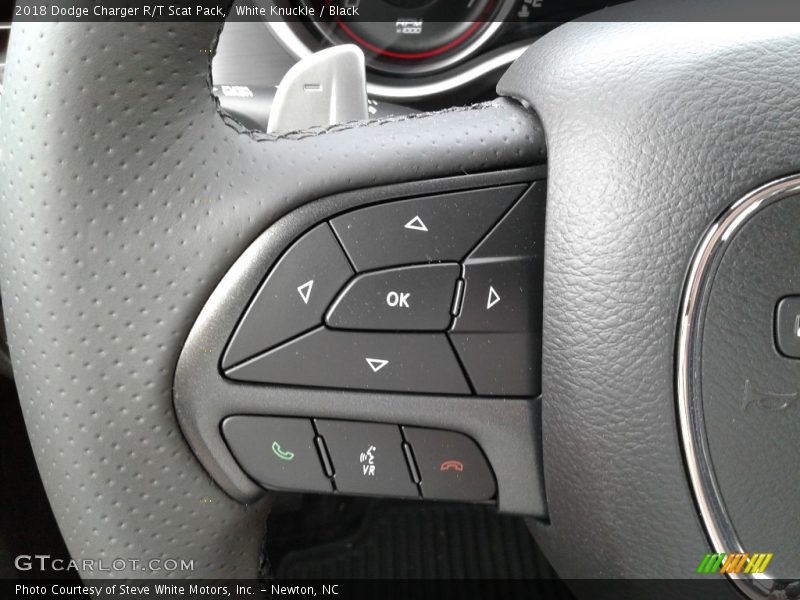 White Knuckle / Black 2018 Dodge Charger R/T Scat Pack