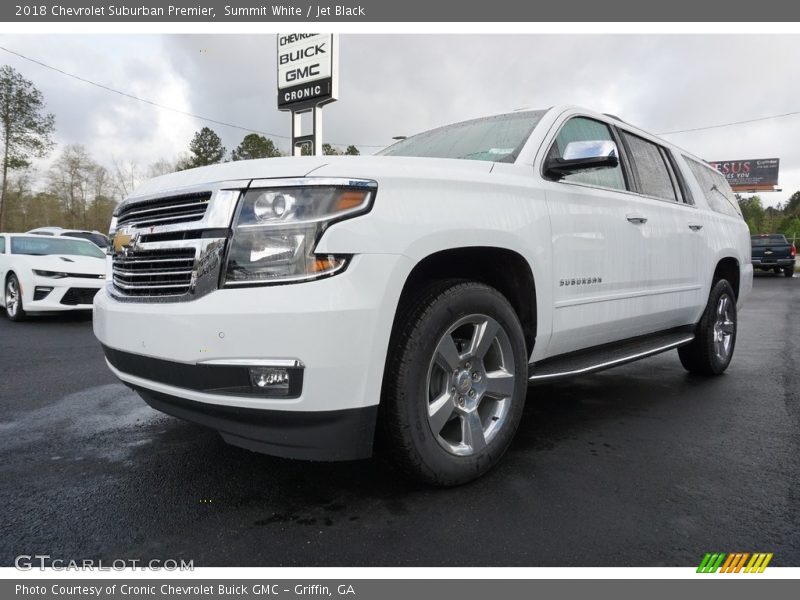 Summit White / Jet Black 2018 Chevrolet Suburban Premier