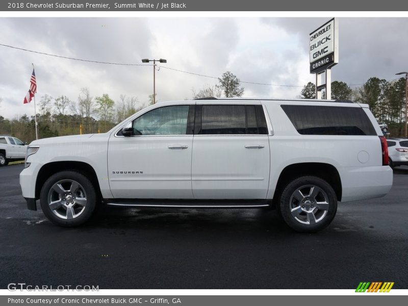 Summit White / Jet Black 2018 Chevrolet Suburban Premier
