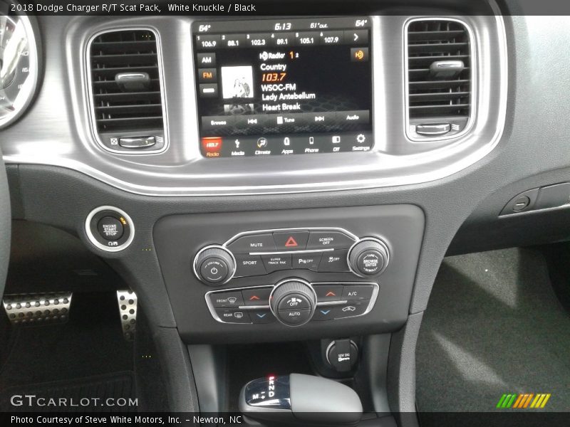 White Knuckle / Black 2018 Dodge Charger R/T Scat Pack