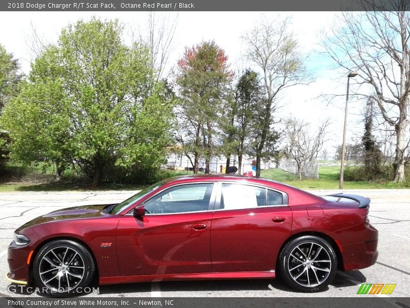 Octane Red Pearl / Black 2018 Dodge Charger R/T Scat Pack