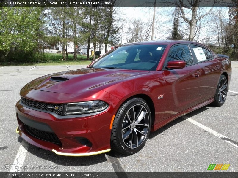 Octane Red Pearl / Black 2018 Dodge Charger R/T Scat Pack