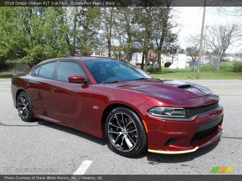 Octane Red Pearl / Black 2018 Dodge Charger R/T Scat Pack