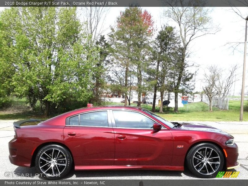 Octane Red Pearl / Black 2018 Dodge Charger R/T Scat Pack