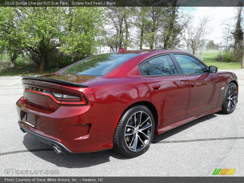 Octane Red Pearl / Black 2018 Dodge Charger R/T Scat Pack